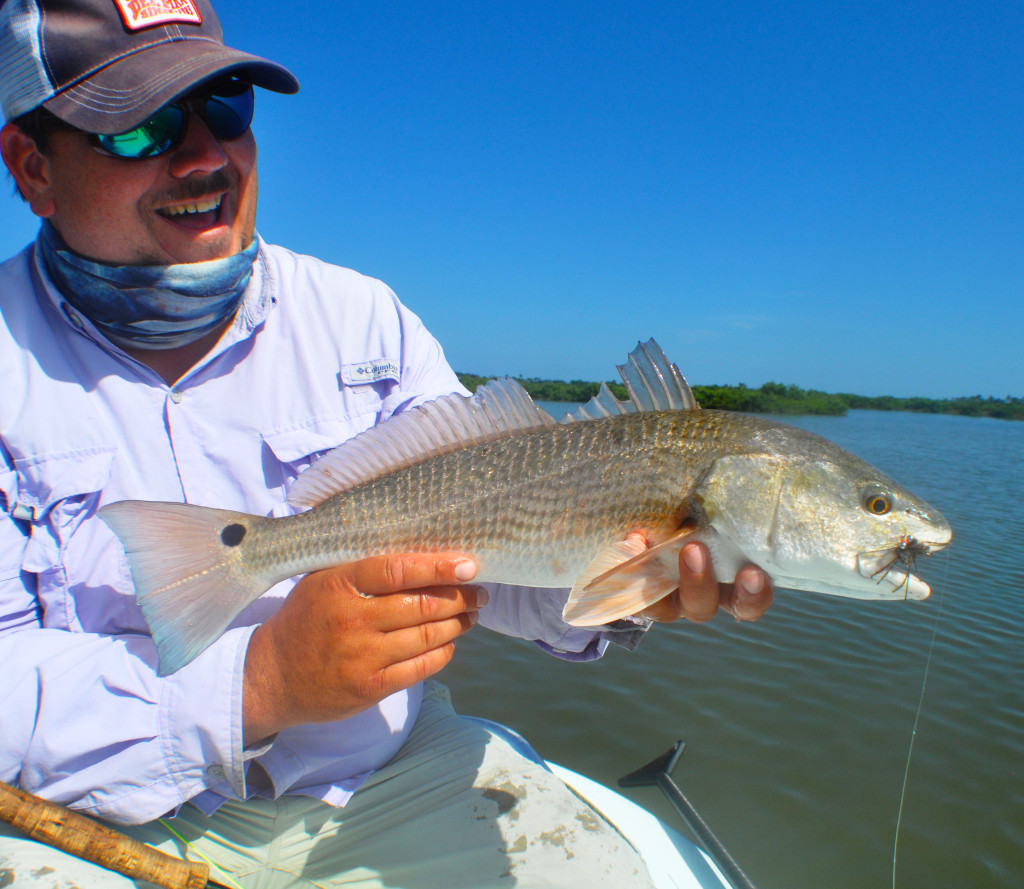Bill, from TN with a Mosquito Lagoon Redfish